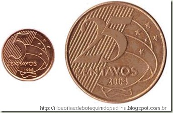 5 centavos e 25