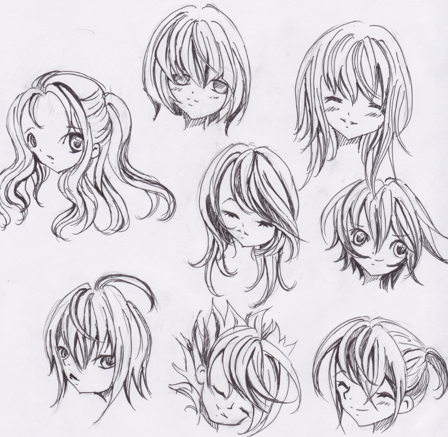 Cute Anime Hairstyles ~ trends hairstyle