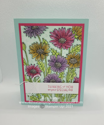 stampin' up, daisy garden, stampin blends