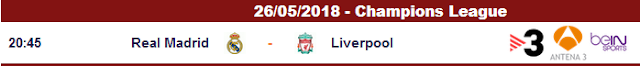 CCcam Para Ver El Gran Partido Del Final De La champions League real madrid vs liverpool 26-05-2018