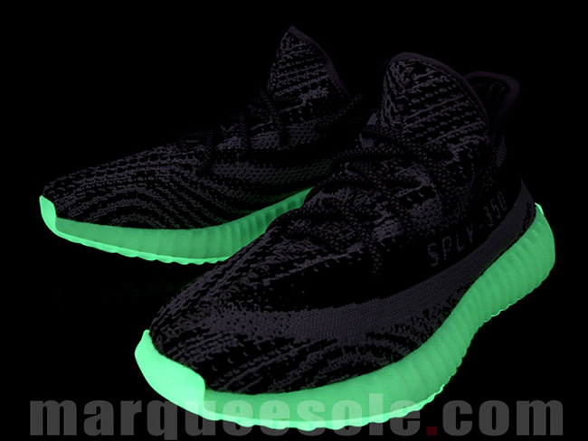 adidas Yeezy 350 Boost V2 Grey Black Glow in the Dark