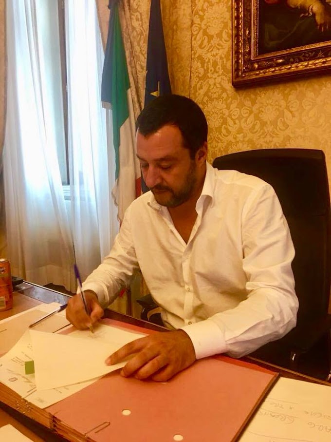  Με συνοπτικές διαδικασίες ο Σαλβίνι έστειλε στο αεροπλάνο ιμάμη που καλούσε σε τρομοκρατικές ενέργειες στην Ιταλία