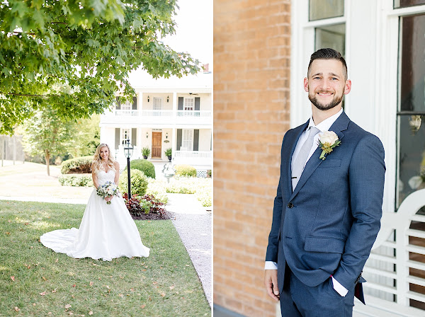 Antrim 1844 Fall Garden Wedding photographed by Heather Ryan Photography