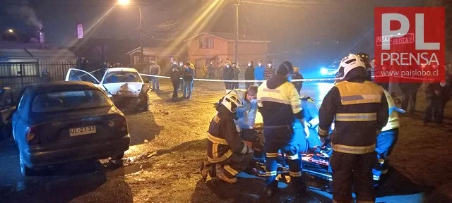 Osorno: Accidente vehicular deja 3 lesionados en Rahue Alto