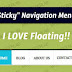 Cara Membuat Top Menu Statis Melayang di atas Header Blog