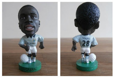 corinthian figure kolo toure man city manchester city etihad silver boots