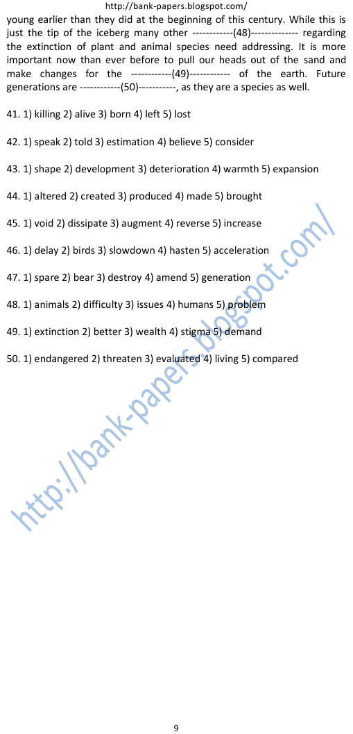 SBI po question pattern