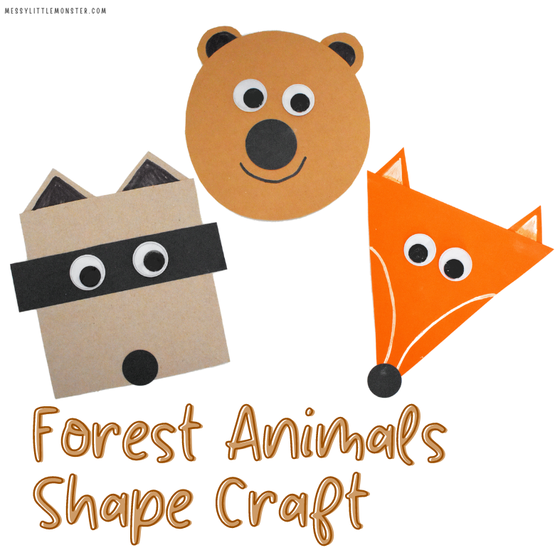 2D shape animal crafts