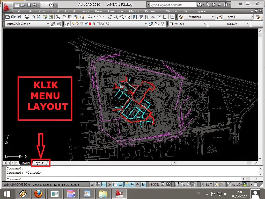  Cara  Membuat Gambar  Berskala Pada Autocad  2 Dimensi BLOG 