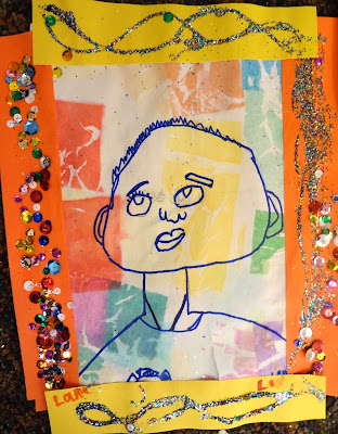 Kids Self Portrait Lesson