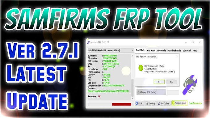 SamFirms FRP Tool V2.7.1 Latest Version