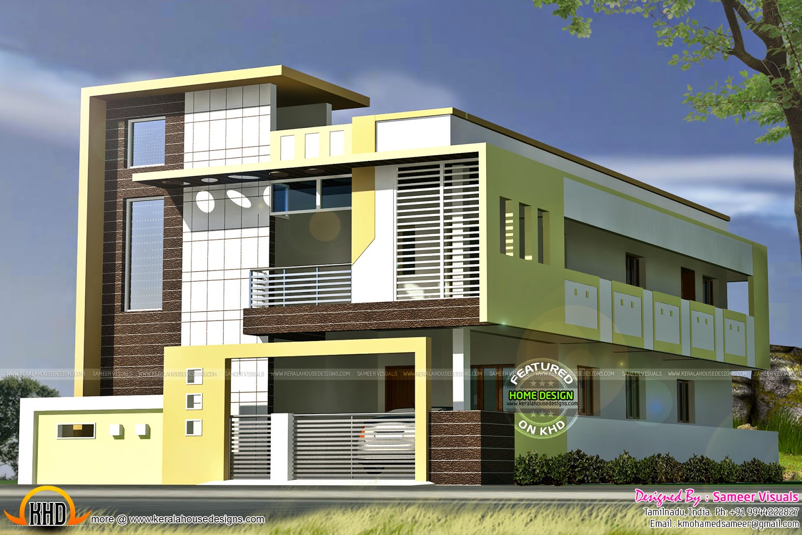Rented purpose house  plan  Kerala home  design and floor plans 
