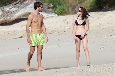 Emma Watson Spotted a Black Bikini on Beach holiday with new boyfriend Matt Janney