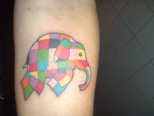 Colcha De Retalhos Pachyderm Elefante Tatuagem