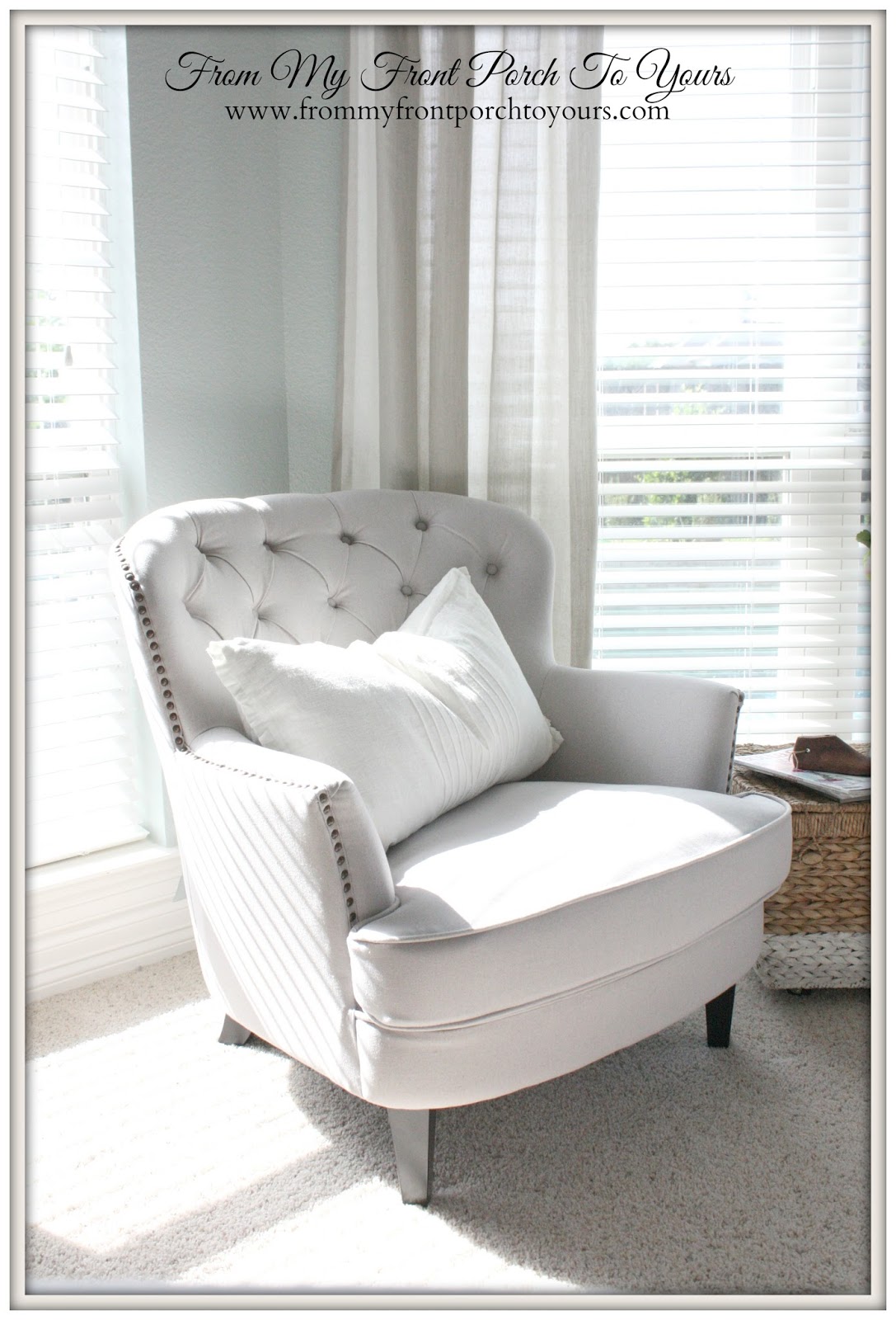 From My Front Porch To Yours- Bedroom Reading Nook- Joss & Main Chair