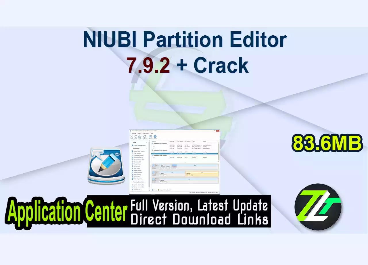 NIUBI Partition Editor 7.9.2 + Crack