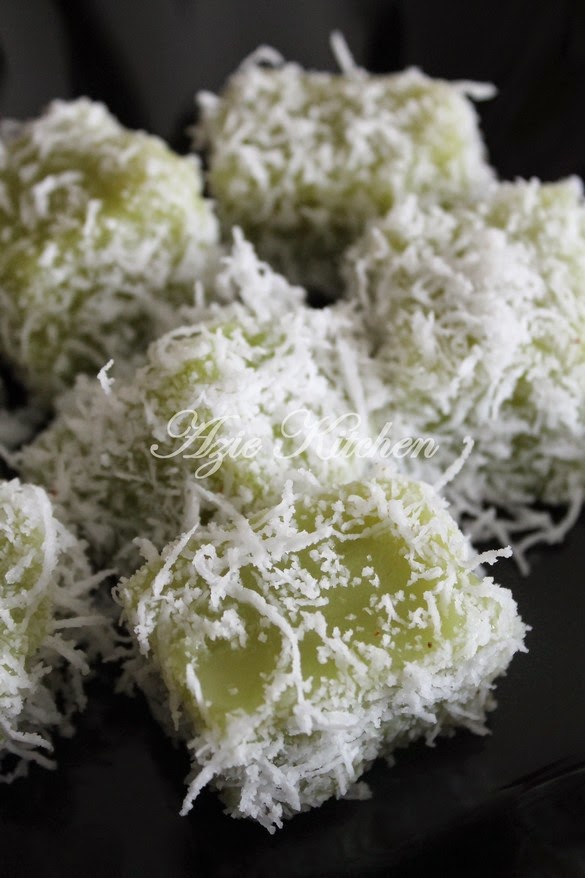 Kuih Kaswi Pandan Sedap - Azie Kitchen