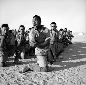 WW2 Maori Battalion training exercise in Egypt