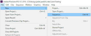 Tutorial Setting Up Project & Sequence File Kerja Adobe Premiere Pro