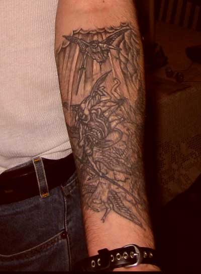 Among other popular angel tattoo designs are guardian angels, archangels,