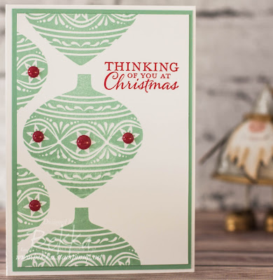 Fast and Fabulous Embellished Ornaments Christmas Card - Get the details here