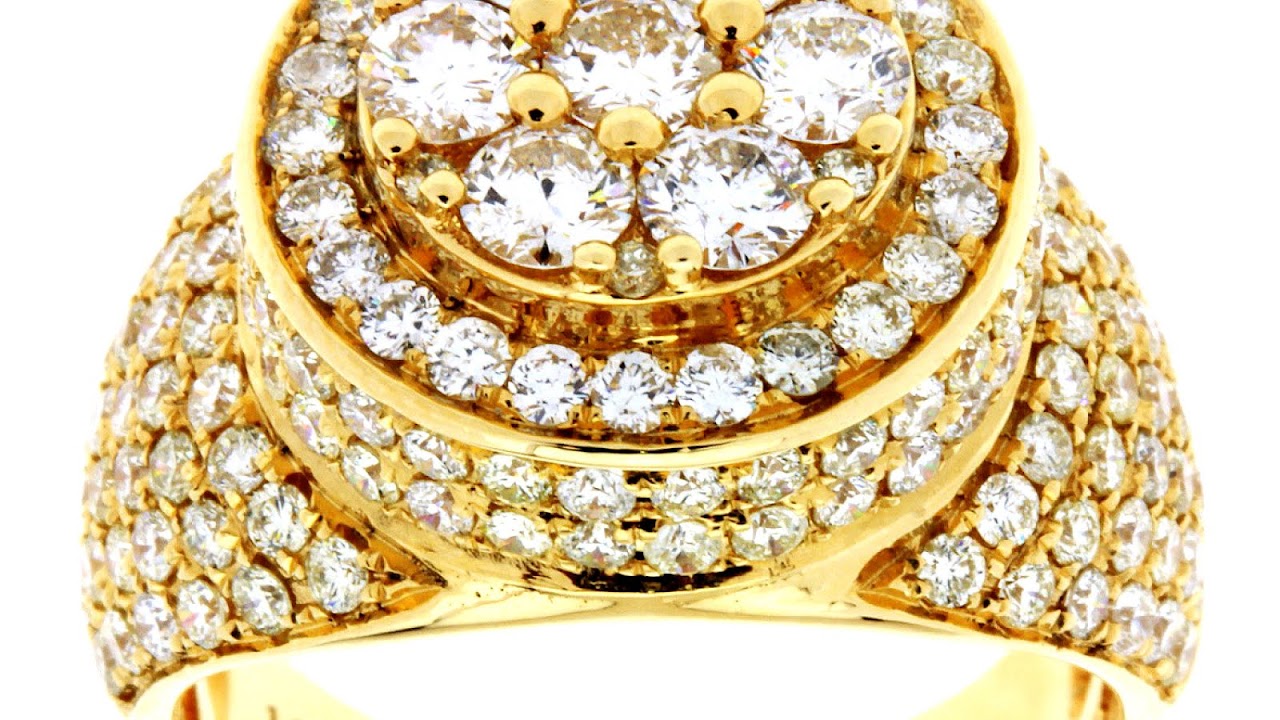 Diamond Gold Ring For Men