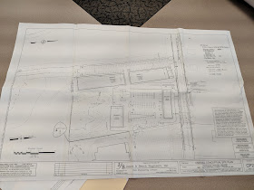 camera snapshot of the draft plans for the former Keigan location