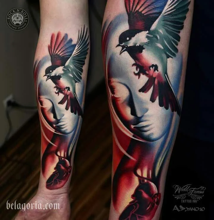 imagen de un tatuaje artistico espectacular