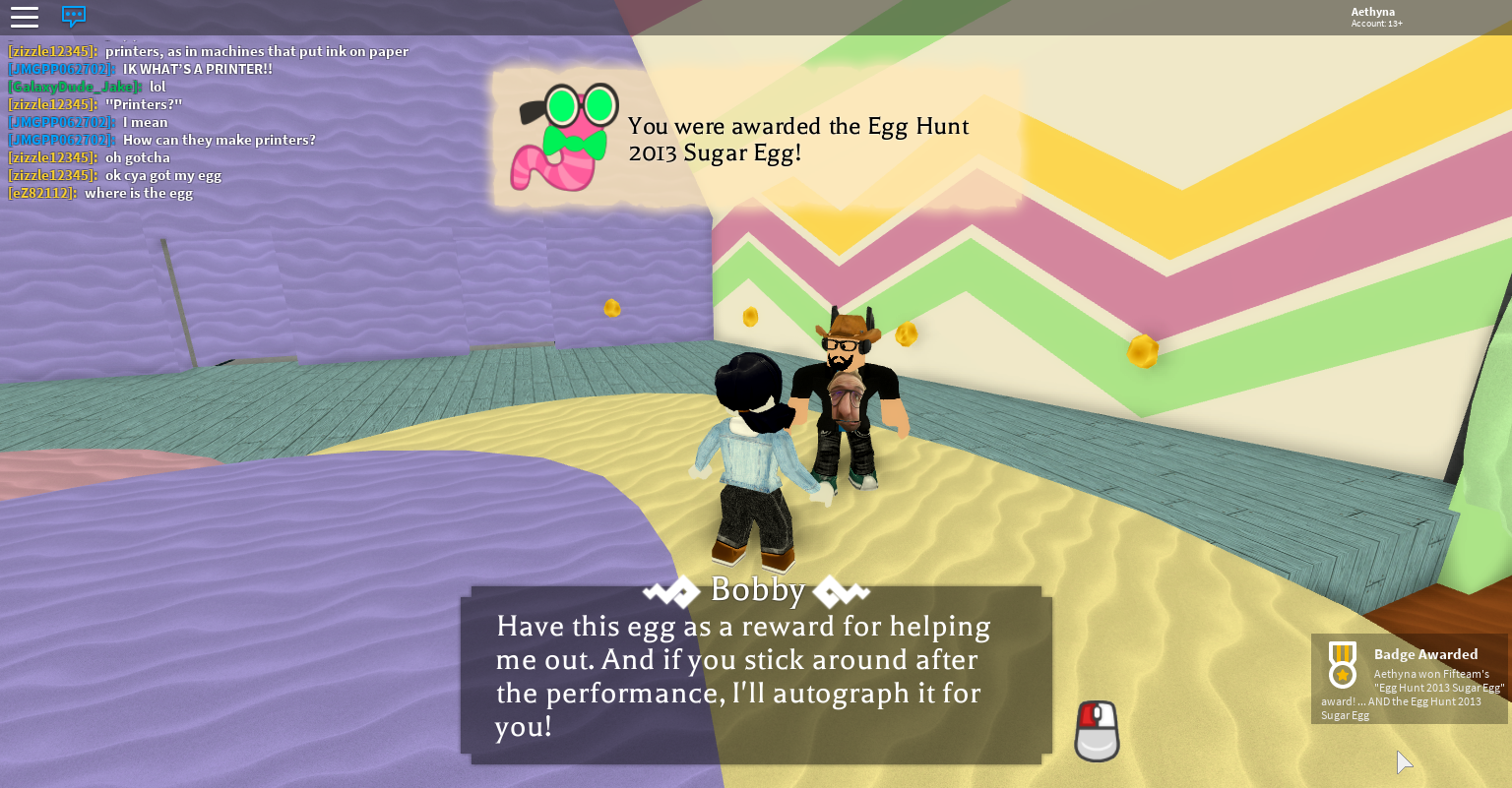 Aveyn S Blog Roblox Egg Hunt 2018 How To Find The Egg Hunt 2013 Sugar Egg In The Festival Of Eggs - how to make a hunt game on roblox