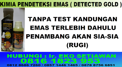 JUAL KIMIA EMAS PENDETEKSI EMAS