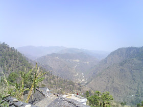 View of Khala Gaon and Taili Pakholi from Village Kanda Malla