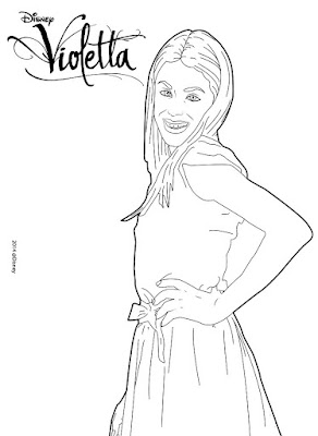 Desenhos para colorir da Violetta – Imagens para imprimir