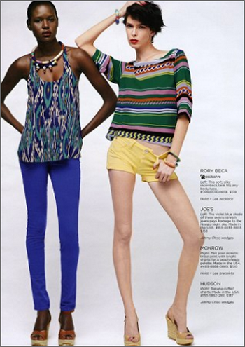 Kristina Salinovic & Ajak Deng for Macy's