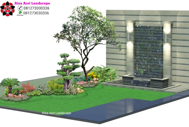 Desain 3d Taman Garden Landscape - Risa Asri Landscape