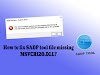 How to fix SADP tool file missing MSVCR120.DLL?