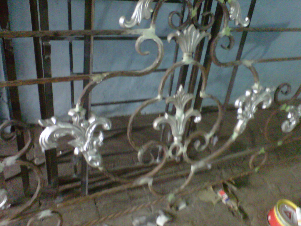 jual teralis pintu besi tempa ukiran motif wrought iron 