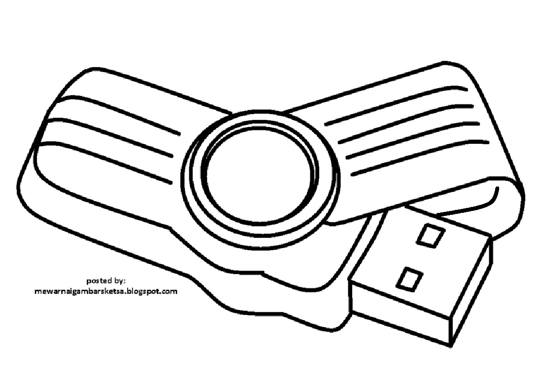 Mewarnai Gambar Mewarnai Gambar Sketsa Flashdisc 2