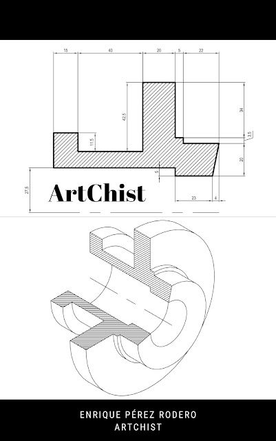 Ejercicios de Autocad 2D y 3D | Conceptos Básicos | Línea + Circunferencia + Recorte + Simetría + Copiar