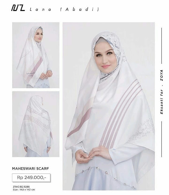 eksanti for zoya, zoya 2018, scarf zoya 2018, scarf edisi lebaran, scarf zoya terbaru 2018, katalog zoya 2018