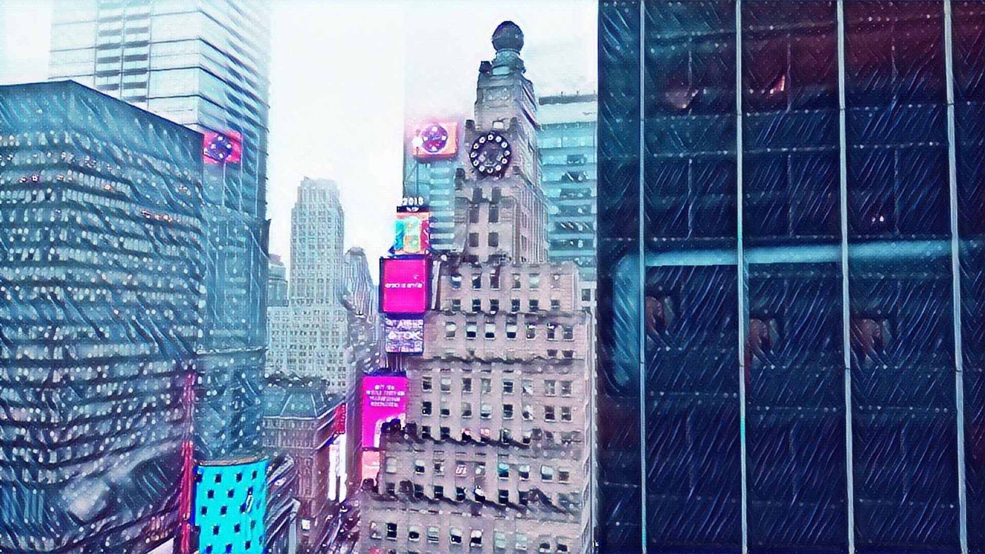 New York City Hotel View From Marriott Marquis