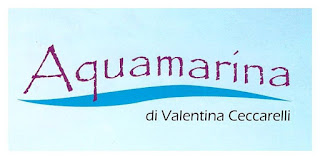 Logo ed indirizzo del Centro Estetico Aquamarina Calci