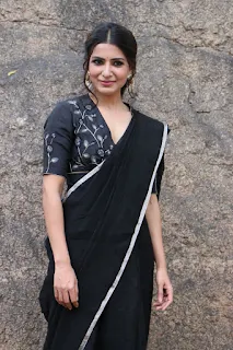 Actress Samantha Akkineni At Jaanu Press Meet Stills