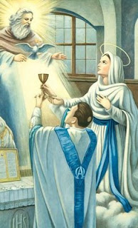 Blessed Mother and Priest