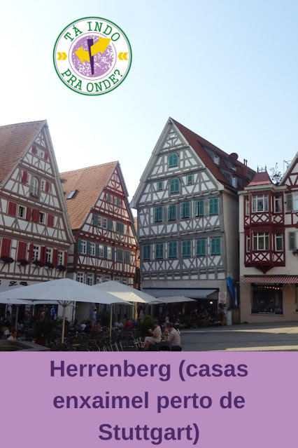 Herrenberg (Alemanha) - onde ver casas enxaimel perto de Stuttgart