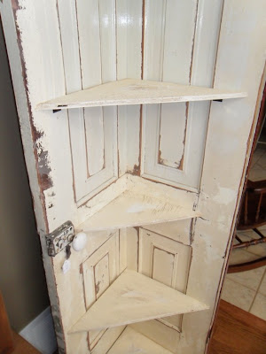 Shelves Made From Old Doors