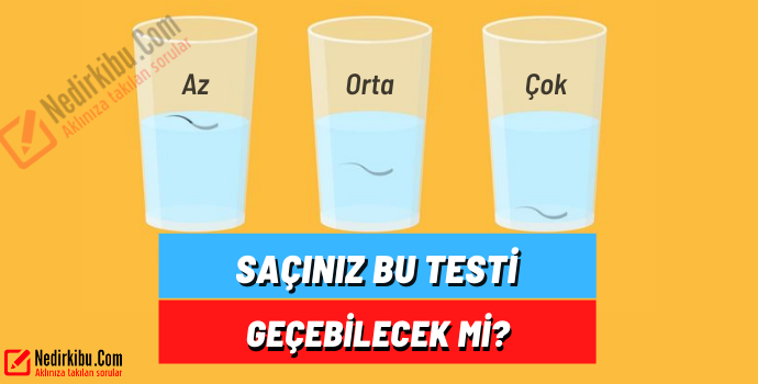 Su ile Saç Testi! Saçınız Bu Testi Geçebilecek Mi?