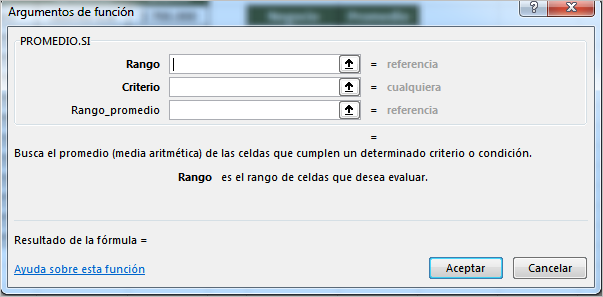 Como SACAR el PROMEDIO con una condición en excel