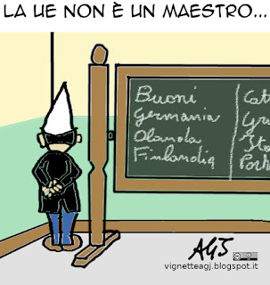 Renzi, ue, bruxelles, legge di stabilità, vignetta, satira