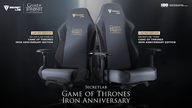 Secretlab Game of Thrones Iron Anniversary Edition chair now available in PH