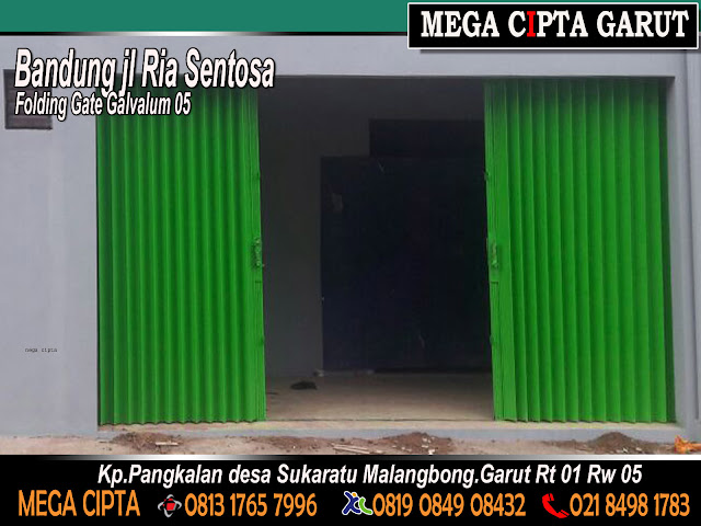 300.000/m2 Folding Gate Mega Cipta Steel  CILEUNGSI JATIASIH JATIWARINGIN JATISARI PONDOK GEDE BEKASI 